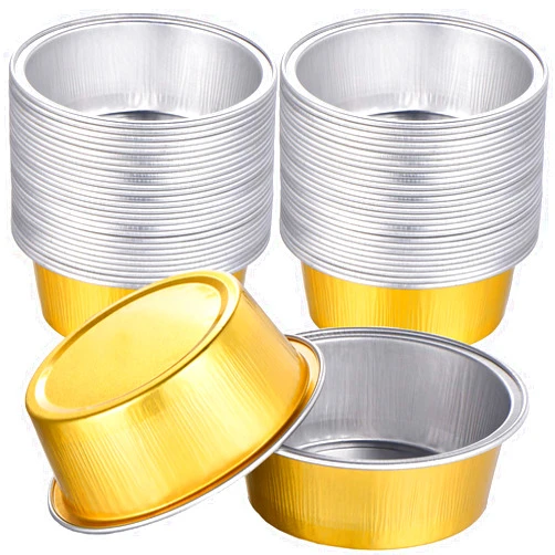 Maitys 50 Pieces Wax Melting Bowl Mini Wax Aluminium Melting Bowls Wax Bean Melting Bowl Wax Aluminum Foil Bowl Bean Aluminum Foil Bowl Hair Removal Tool Container for Hair Removal