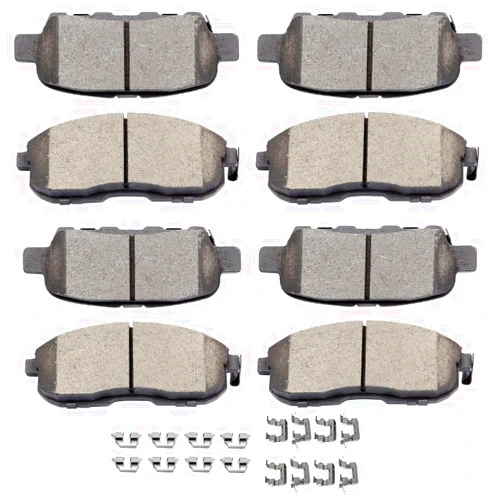 SCITOO D815 D905 Front Rear Ceramic Brake Pads Sets Fit For INFINITI G35 2003-2005,For Nissan 350Z 2003-2005,For Nissan Altima 2007-2013,For Nissan Juke 2011-2017,For Nissan Sentra 2007-2012