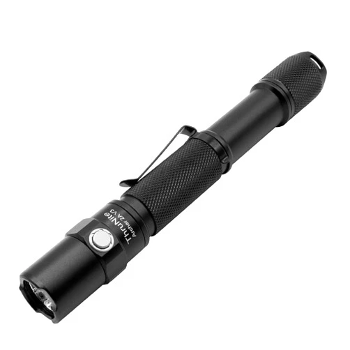 ThruNite LED Flashlight Archer 2A V3, 500 Lumens Mini AA Flashlight with Lanyard, IPX8 Water-Resistant Dual Switch Outdoor Flash Light for Hiking, Camping, Everyday Use, EDC - CW