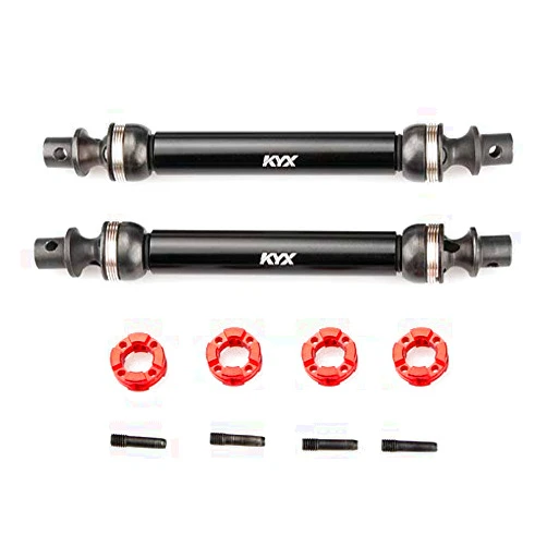 KYX Racing Hardened Steel Center Drive Shaft Upgrades Parts Accessories for RC Crawler Car Axial Capra Unlimited Trail Buggy UTB