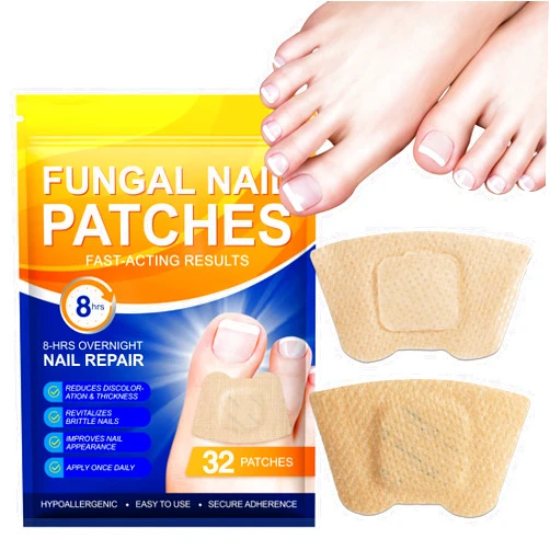 Ruduwu Toenail Fungus Treatment Extra Strength - 32 Patch - Overnight Nail Repair for Nail Fungus Damage,Nighttime Fungal Nail Patches,8-Hour Nail Treatment Restores Healthy Appearance Nail Fungus Treatment