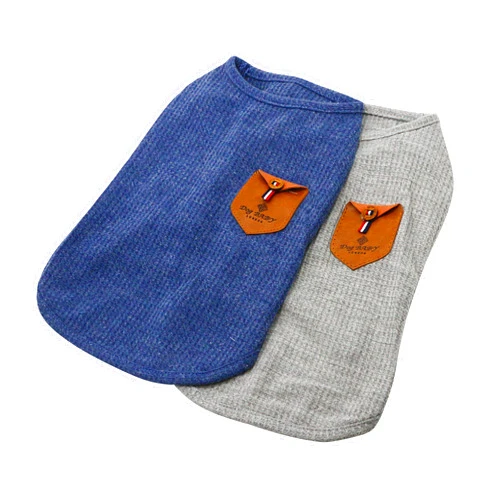 YAODHAOD 100% Cotton Dog Shirt Summer Lightweight Pet T-Shirts Soft Breathable Stretchy Cats Dogs Tee Shirt Minimalist Tank Top Sleeveless Vest Dog Apparel for Medium Small Dog Clothes(2pack) (M)