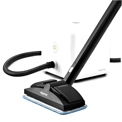 Dupray Neat Steam Cleaner with 17-Piece Accessory Kit – Chemical-free cleaning for floors, cars, tiles, kitchen appliances, grout, and more, offering versatile, deep cleaning performance.