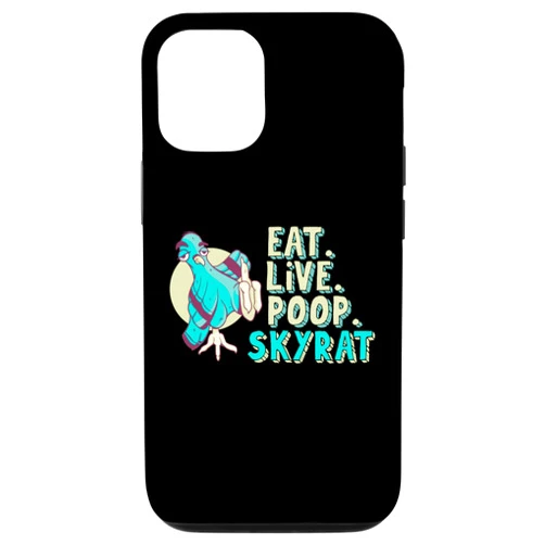 Birds With A Stout Body Or Small Animal Lover iPhone 12/12 Pro Eat Live Poop Skyrat Flying Animal Pigeon Case
