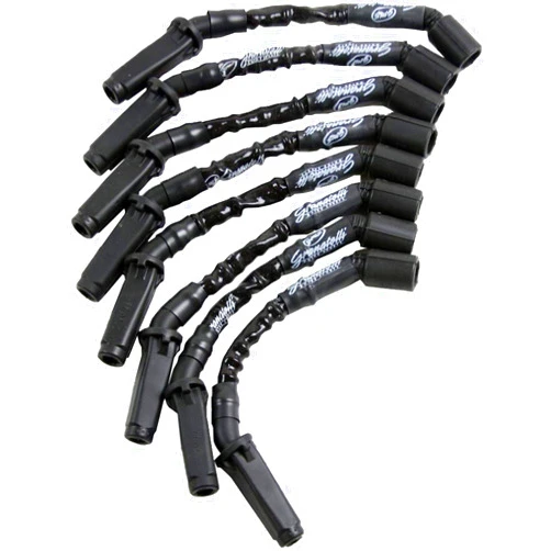 Granatelli Motorsports 28-1811HTB GM 6.0L/6.2L LS2/LS3/LSA/LS7/LS9 Cars Hi-Perf Coil-Near-Plug Conn Kit w/BLACK High Temp Silicone Jacketing