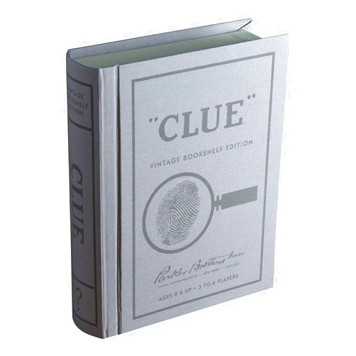 WS Game Company Clue Vintage Bookshelf Edition