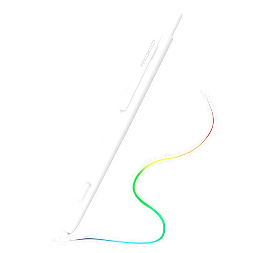MoKo Holder Sleeve Compatible with Apple Pencil 2nd Generation, Retractable PC Pen Sleeve with Sturdy Clip for iPad Air 5th/4th Gen, iPad Pro 11/Pro 12.9 2021/2020, iPad Mini 6 2021, White