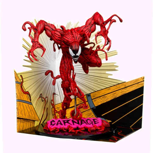 McFarlane Toys Marvel Carnage 1:10th Scale Collectible with Scene (The Amazing Spider-Man #362)