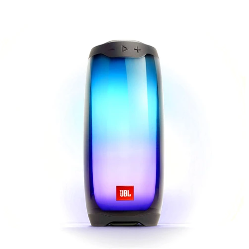 JBL Pulse 4 Waterproof Portable Bluetooth Speaker with Light Show - Black (Renewed)