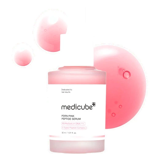 medicube Salmon DNA PDRN Pink Peptide Serum, Pink glow serum, Peptide, Niacinamide, Hydrating & Moisturizing & Firming, Uneven Skin Tone, Korean Skincare | 1.01 fl.oz. (1.01 fl.oz., Salmon DNA PDRN)