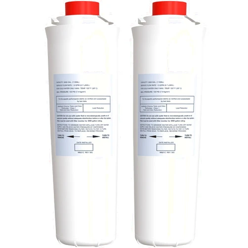 KrohneTec Compatible with Elkay 51300C ERF750 55898C 51299C Filter (No RFID Chip - 2 Pack)