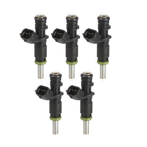 X AUTOHAUX 5 Pcs 07K906031C Car Fuel Injector Nozzle for VW Beetle Jetta 2.5L 2006-2014 for VW Passat 2012-2014 for VW Sportwagen 2010-2014 2.5L EA855