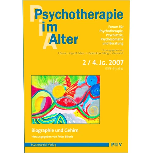 German Edition by Peter Bäurle (Editor), Johannes Kipp (Editor), Meinolf Peters (Editor) & 0 more Psychotherapie im Alter Nr. 14: Biographie und Gehirn, herausgegeben von Peter Bäurle (German Edition)