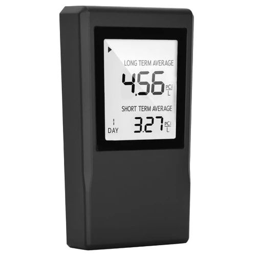 Orsong Radon Detector for Home, Allows Short and Long Term Monitoring of Radon Levels in The Air, Dual use for Hanging and Tabletop Placement, US Version-Pci/L,Radon Detector,Home Radon (Black)