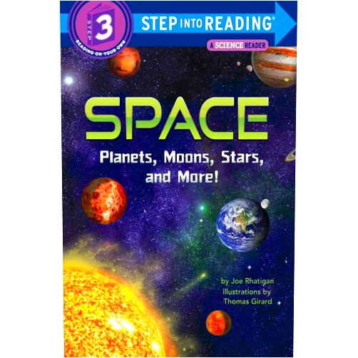 Joe Rhatigan,Thomas Girard Space: Planets, Moons, Stars, and More! (Step into Reading, Step 3)