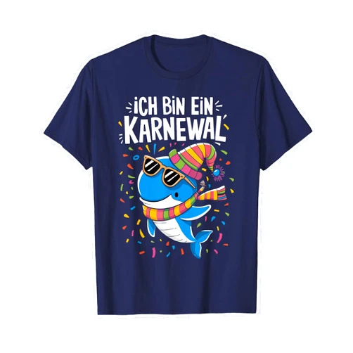 Lustige Fasching & Karneval Kostüm Ideen Wal Ich Bin Ein Karnewal Lustiger Wal Fasching Karneval T-Shirt