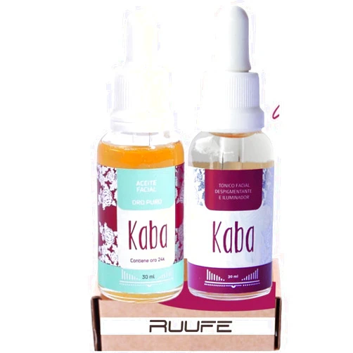 RUUFE Facial Toner (2 pack) Tonico facial despigmentante kaba y aceite facial de oro 24 k kaba kaba tonico facial despigmentante
