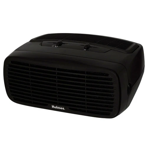 Holmes Desktop HEPA-Type , 3 Speeds plus Optional Ionizer small Air Purifier, HAP242B-U, Black