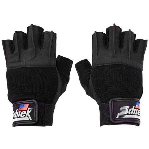 Schiek Sports 530 Platinum Series Weight Lifting Gloves - Black/Gray