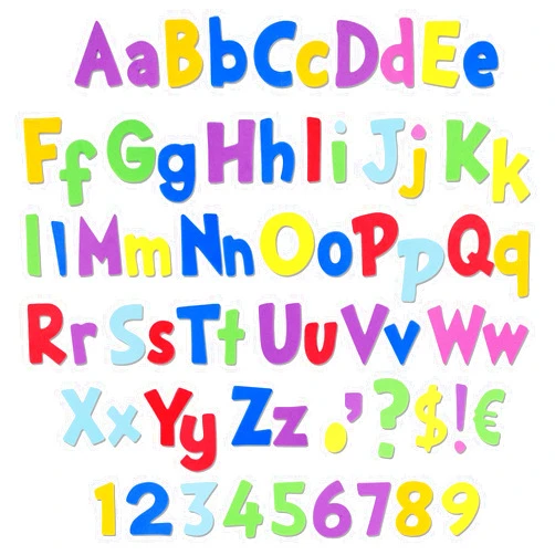 AnyDesign 680Pcs Colorful Letter and Number Foam Stickers Self-Adhesive Alphabet Number Foam Decals Decorative Stickers for DIY Craft Greeting Cards Scrapbooking Home Wall Decor, 8 Colors
