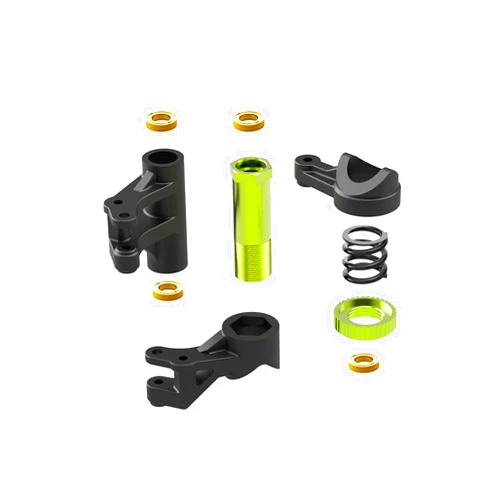 AMORIL Aluminium Steering Servo Saver Set 1/10 RC Car,Complete for RZ001G-A,Part Number R11030