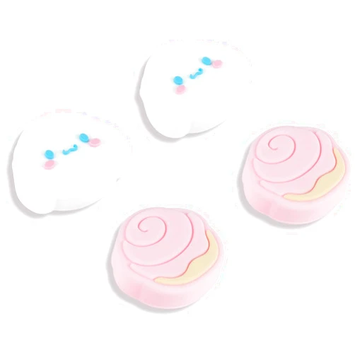Kuitmor Switch Thumb Grip Caps,4PCS Soft Silicone Joystick Cover,Cute Analog Stick Cap Compatible with Switch/OLED/Lite