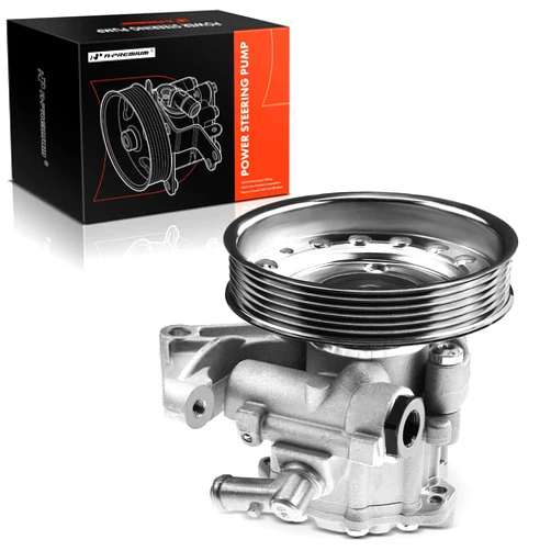 A-Premium Power Steering Pump, with Pulley, Compatible with Volvo XC90 2007 2008 2009 2010 2011 2012 2013 2014, 3.2L, Replace # 360001650, 36000165