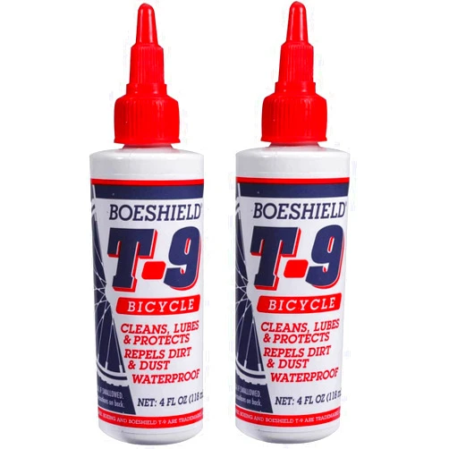 Boeshield T-9 Bicycle Chain Waterproof Lubricant and Rust Protection, 4 oz Liquid, Original Version (122183) (1, Twо Pаck)