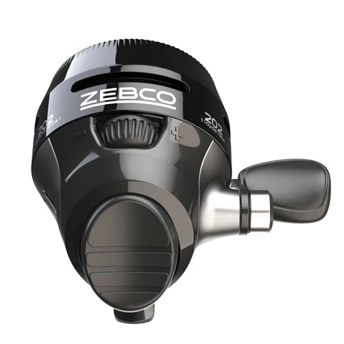 Zebco 202 Spincast Fishing Reel, Right-Hand Retrieve, Durable All-Metal Gears, Stainless Steel Pick-up Pin, Pre-Spooled with 10-Pound Zebco Fishing Line,