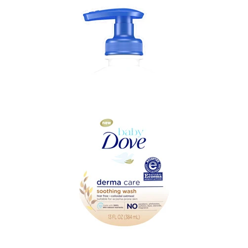 Baby Dove Derma Care Soothing Wash Skin Care with Colloidal Oatmeal Suitable for eczema prone skin 13 oz