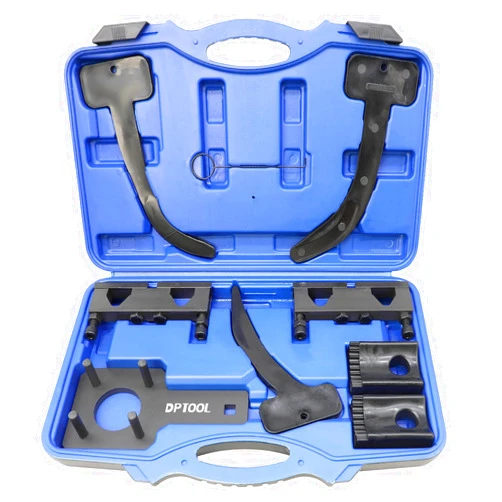 DPTOOL Camshaft Phaser Timing Chain Tool Camshaft Holding Tool Crankshaft Pulley Wrench Compatible with VW Jeep Chrysler Dodge 3.6L Pentastar Engine Replace 10200A 10202 10369 10198A 2025200090