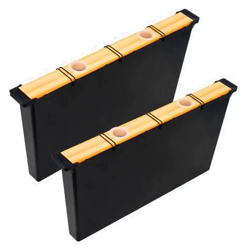 BeeCastle 2 Pack 3.3L Beehive Feeder Beehive Frame Feeder Deep Frame Water Feeder for Beekeeping Bee Feeding Tools