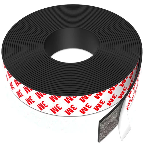 Woiron Magnetic Tape, Magnet Tape Roll with 3M Strong Adhesive Backing, Perfect for Craft DIY Projects, Whiteboards and Fridge Organization (1