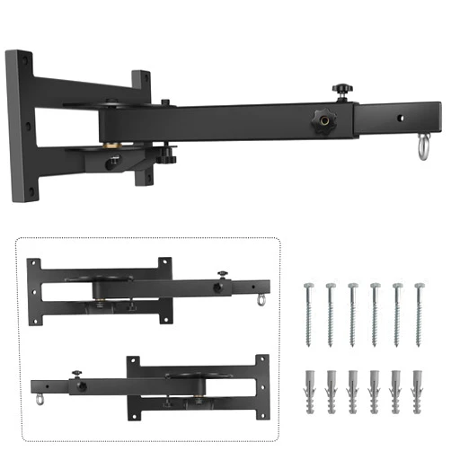 Shikoyi Heavy Bag Hanger Wall Studs Mount Punching Bag Bracket Space-Saving Design Length Adjustable Heavy Duty Construction for Boxing, Muay Thai and MMA Training Load up to 500 lbs