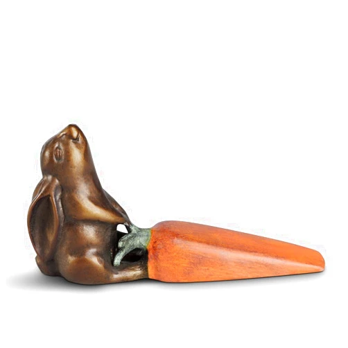 SPI Rabbit and Carrot Doorstop