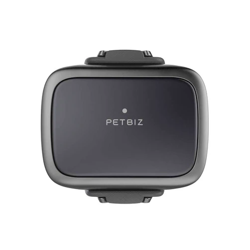 PETBIZ G1-US GPS Pet Tracker, 30 Days Ultra Long-Lasting Battery Lightweight Waterproof pet Finder (White) (Black)