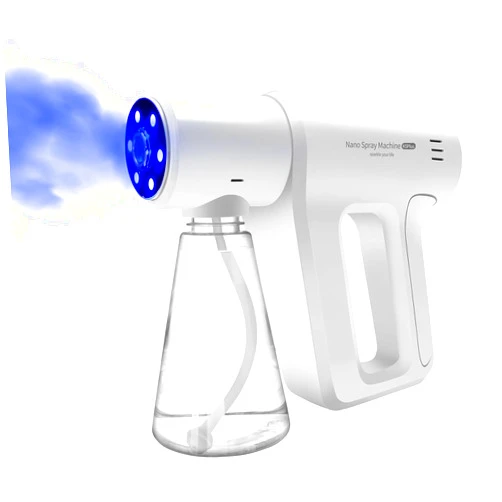 S OUJCEN Atomizer Sprayer，Rechargeable ULV Nano Sprayer with Blue Light,Electrostatic ULV Atomizer Sprayer，Electrostatic Portable Sprayer