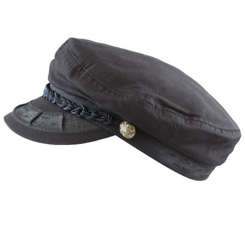 The Hat Depot Unisex Cotton Yachting Style Sailing Greek Fisherman Cap hat
