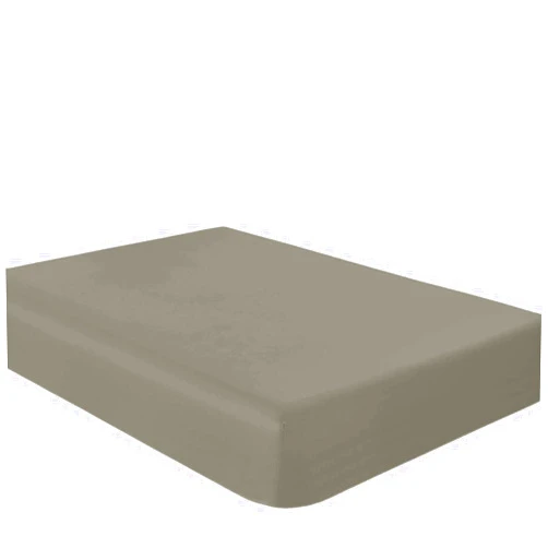 AVONLEIGH LINENS 600 Thread Count - 100% Long Staple Combed Cotton - Ultrasoft Feathery Touch and Silky Sateen Weave, Fits Mattress Upto 18 Inches Deep Pocket-Queen Fitted Sheet-Mocha