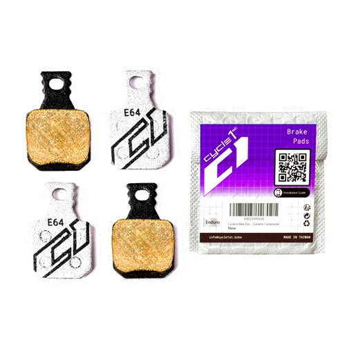 Cycle1st Bike Disc Brake Pads for 4 Piston Magura Compatible MT5 MT7 Calipers - for Mountain Bikes/emtb/ebike 64 Series
