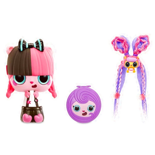 Pop Pop Hair Surprise 3-In-1 POP Pets with Long, Brushable Hair (multicolor)
