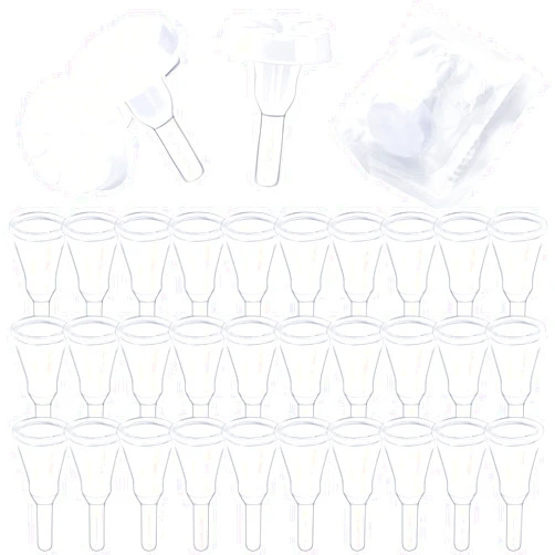 Geiserailie 30 Pieces Condom External Catheters External Male Catheters Condom Catheters for Men Medium, Self Adhering Style (32 mm)
