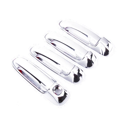 JUMBOMOTOR Chrome Side Door Handle Cover Trims Add-on Style Compatible with Dodge Ram 1500 2002-2008 and Ram 2500 3500 2003-2009