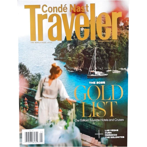 By Conde Cruises (Author) Conde Nast Traveler Magazine January-February 2025 Gold List Our Editors' Favorite Hotels And Cruises