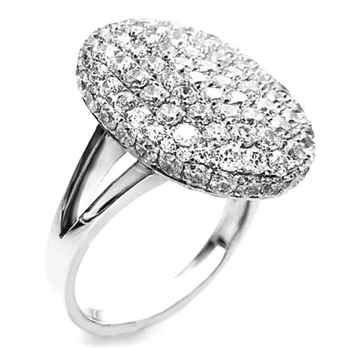 Richy-Glory Twilight saga Moon Silver Plated Rhinestones (Size : 6)