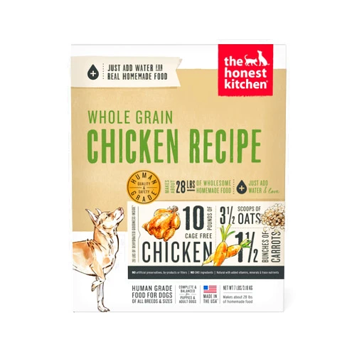 The Honest Kitchen Dehydrated Whole Grain Chicken Dog Food, 7 lb Box