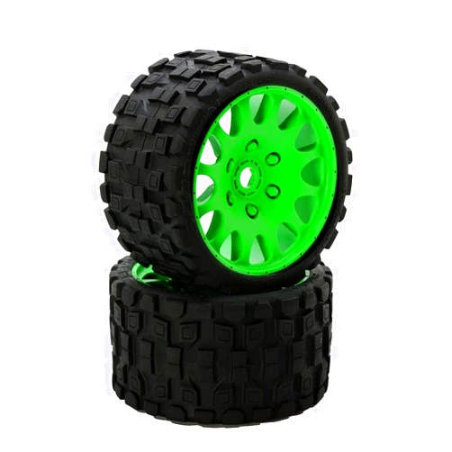Power Hobby Powerhobby Scorpion Belted Monster Truck Tires/Wheels W