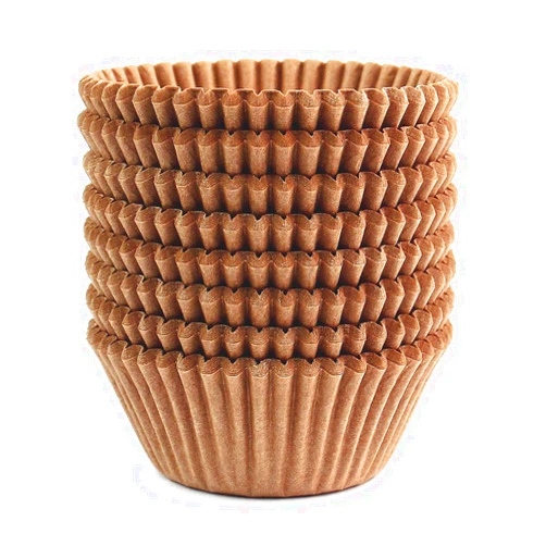 Eoonfirst Standard Size Baking Cups Food-Grade Greaseproof Paper Cupcake Liners 200 Pcs (Natural)