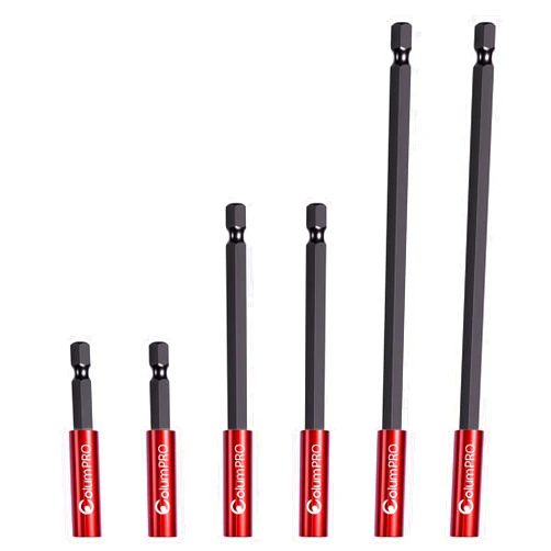ColumPRO 6PCS Strong Magnetic Drill Bit Extension Holder for Impact Driver,1/4