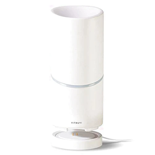 Vitruvi Move Cordless Diffuser for Essential Oils | Ultrasonic Essential Oil Wireless Diffuser | Diffusers for Home, Oil Diffuser, Aromatherapy Diffuser | 4 and 8-Hour Run Times - White